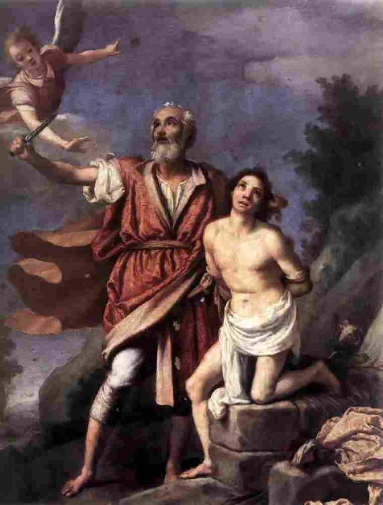 chimenti sacrifice of isaac Art A4 Photo Print