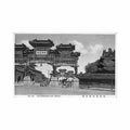 china beijing the forbidden city Vintage A4 Photo Print