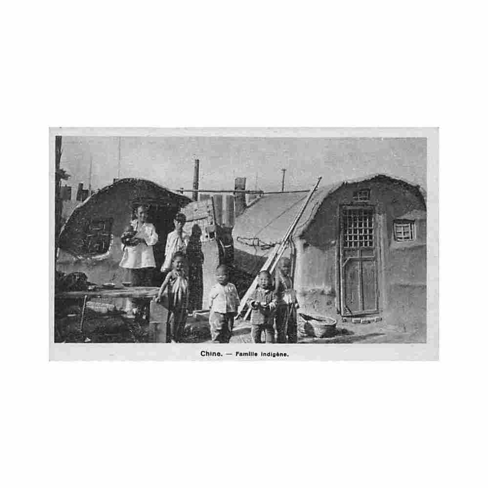 china family missions de scheut Vintage A4 Photo Print