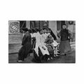 china girls driving on a wheel barrow kingshill 1008 Vintage A4 Photo Print