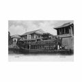 china guangzhou canton flower boat m sternberg Vintage A4 Photo Print