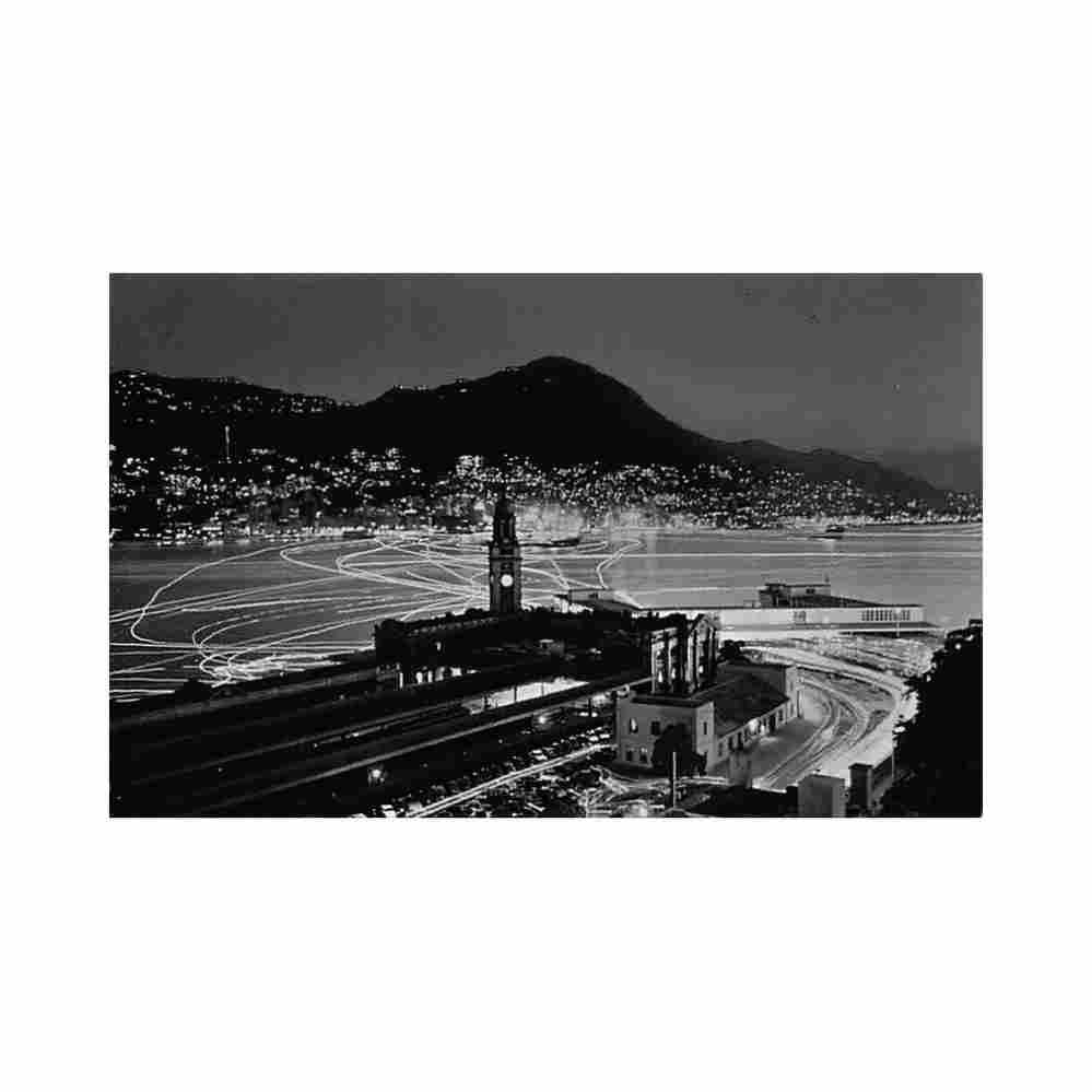china hong kong at night yat sun printing co 310 Vintage A4 Photo Print
