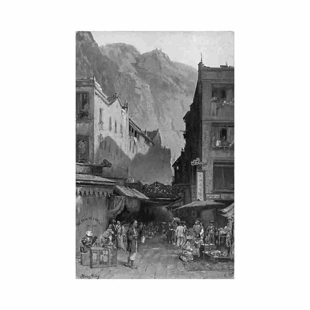 china hong kong life in street rommler jonas 312 Vintage A4 Photo Print