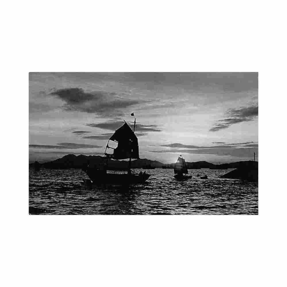 china hong kong sunset swindon book co 1037 Vintage A4 Photo Print