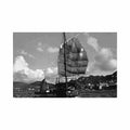 china hong kong the harbor pan am Vintage A4 Photo Print