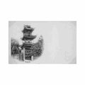 china shanghai baiyun guan temple Vintage A4 Photo Print