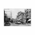 china shanghai the naning road tram b106 Vintage A4 Photo Print