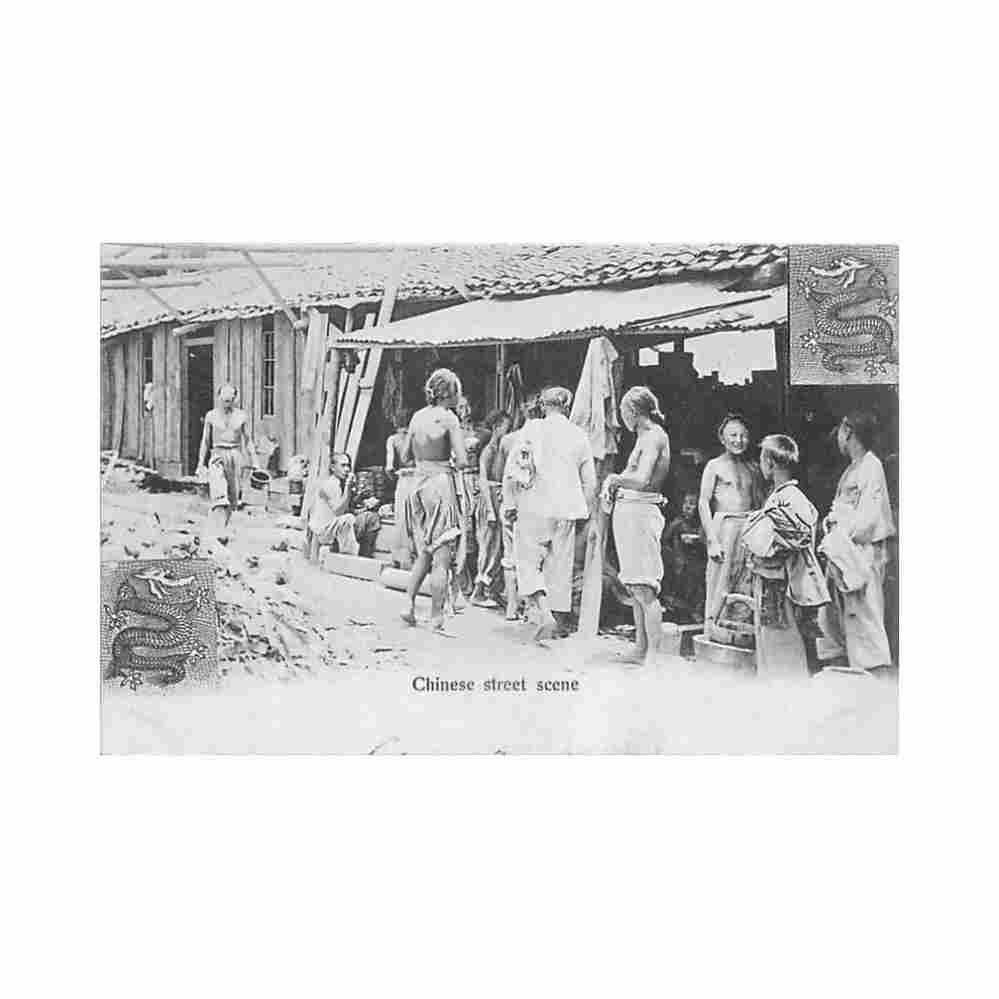 china street scene kingshill 151 Vintage A4 Photo Print