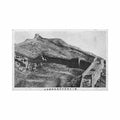 china view of the great wall Vintage A4 Photo Print