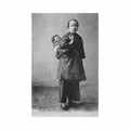 china woman carrying baby m sternberg Vintage A4 Photo Print
