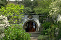 chinese garden archway 1980s 1990s A4 Photo Print