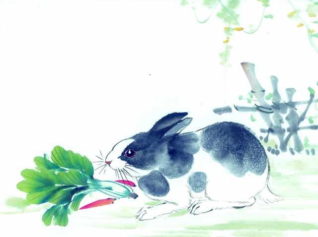 chinese master paintings animals c art a0119 A4 Photo Print
