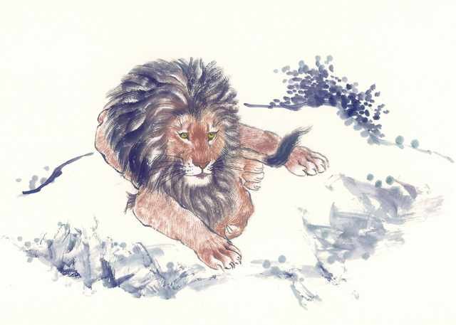 chinese master paintings animals c art a0120 A4 Photo Print