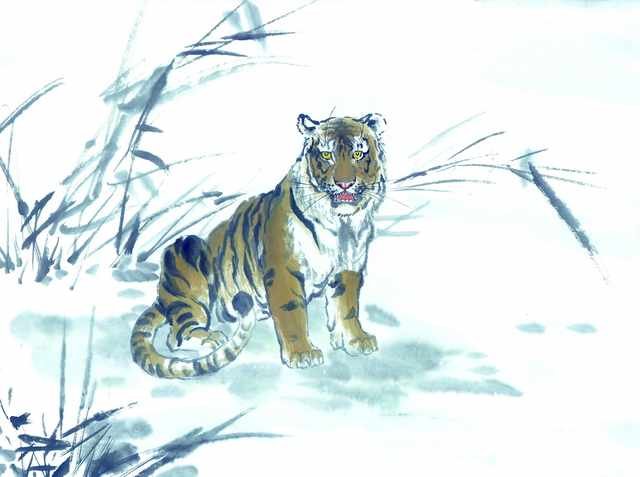 chinese master paintings animals c art a0131 A4 Photo Print