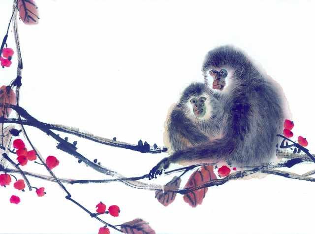 chinese master paintings animals c art a0132 A4 Photo Print