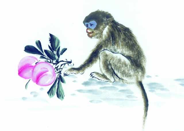 chinese master paintings animals c art a0133 A4 Photo Print
