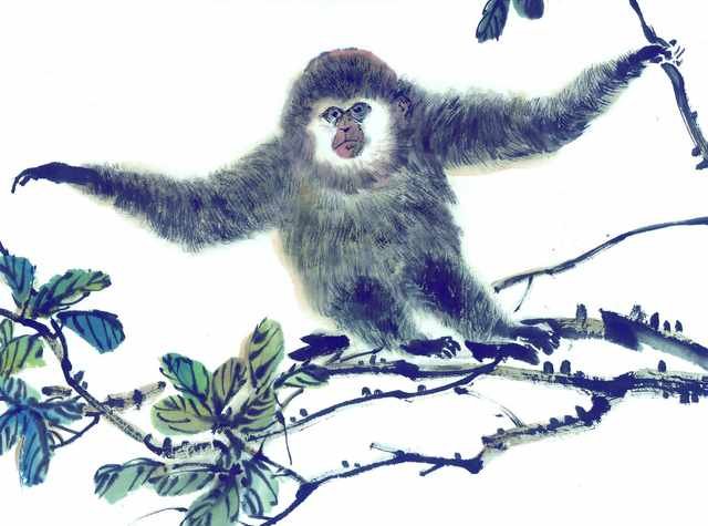 chinese master paintings animals c art a0136 A4 Photo Print