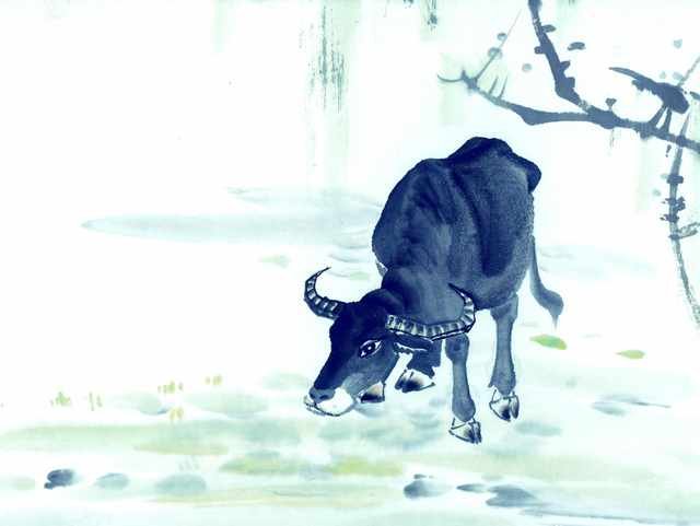chinese master paintings animals c art a0148 A4 Photo Print