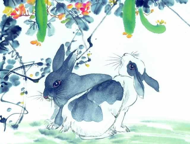 chinese master paintings animals c art a0152 A4 Photo Print