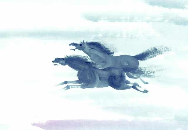 chinese master paintings animals c art a0154 A4 Photo Print