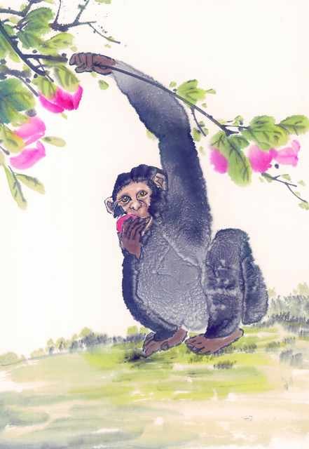 chinese master paintings animals c art a0157 A4 Photo Print