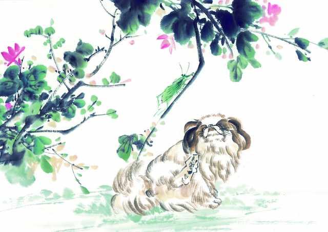 chinese master paintings animals c art a016 A4 Photo Print