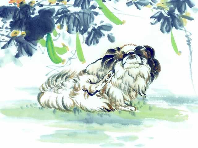 chinese master paintings animals c art a0160 A4 Photo Print