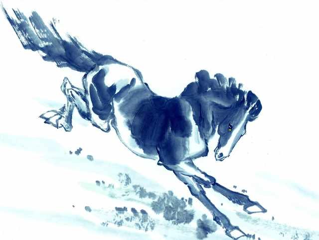 chinese master paintings animals c art a0165 A4 Photo Print
