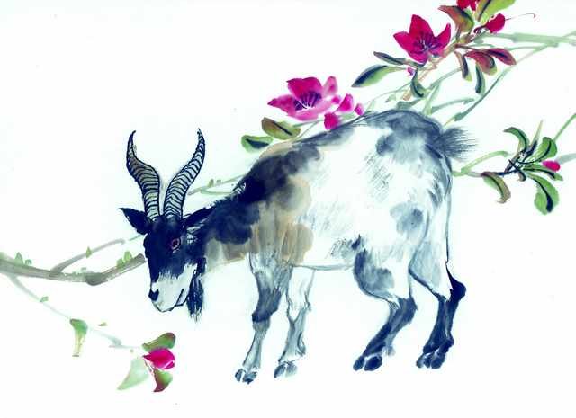 chinese master paintings animals c art a0170 A4 Photo Print