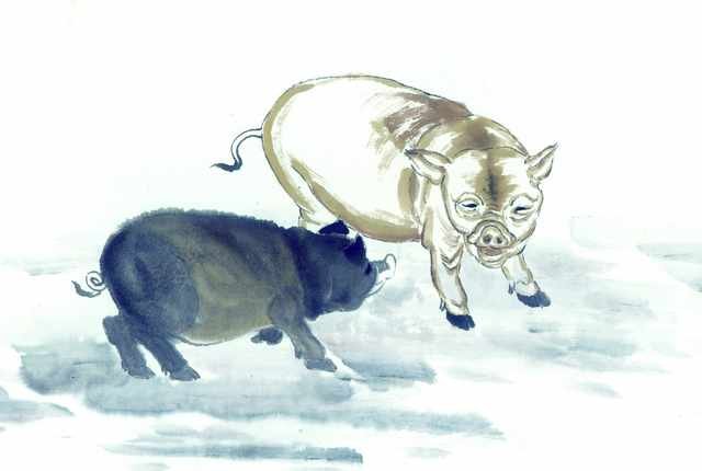 chinese master paintings animals c art a018 A4 Photo Print