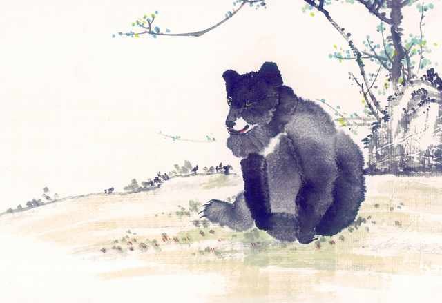 chinese master paintings animals c art a0180 A4 Photo Print