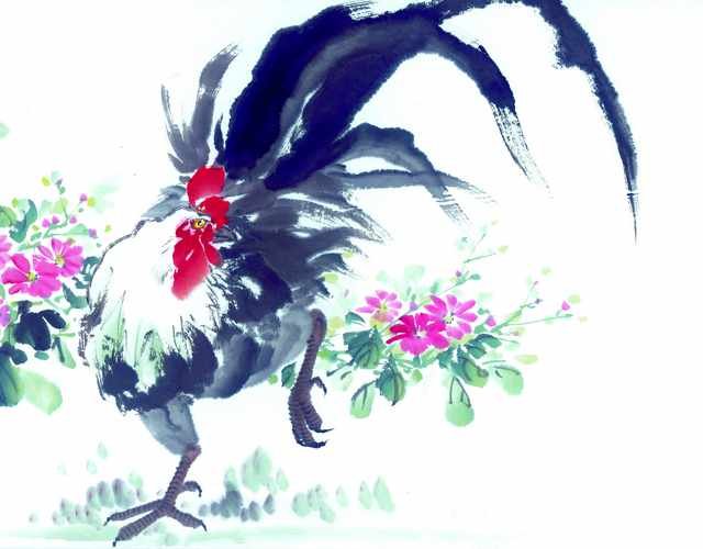 chinese master paintings animals c art a0185 A4 Photo Print