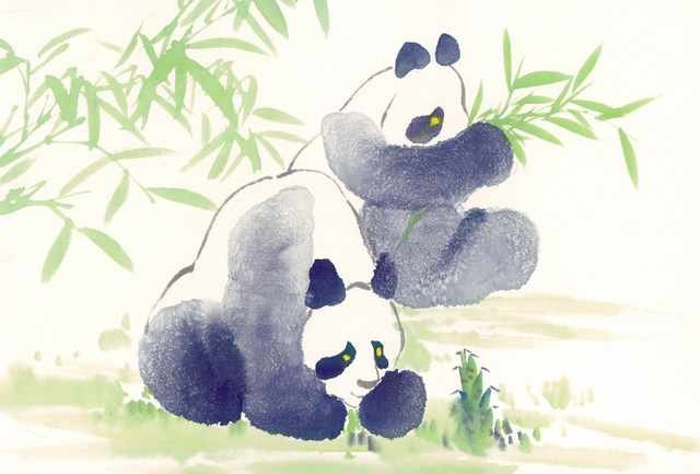 chinese master paintings animals c art a0188 A4 Photo Print