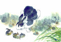 chinese master paintings animals c art a0205 A4 Photo Print