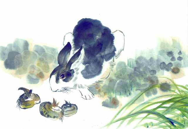 chinese master paintings animals c art a0205 A4 Photo Print