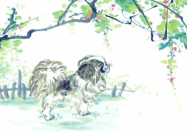chinese master paintings animals c art a0207 A4 Photo Print
