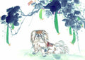 chinese master paintings animals c art a0208 A4 Photo Print