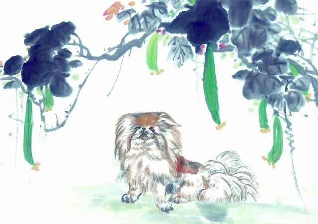chinese master paintings animals c art a0208 A4 Photo Print