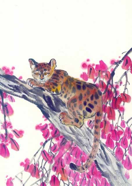 chinese master paintings animals c art a048 A4 Photo Print