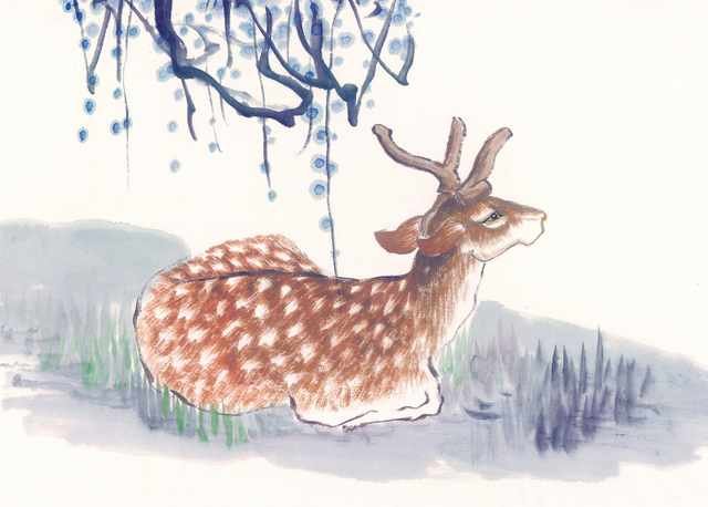 chinese master paintings animals c art a050 A4 Photo Print