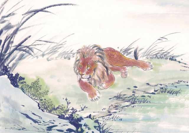 chinese master paintings animals c art a055 A4 Photo Print
