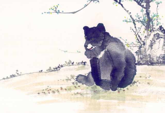 chinese master paintings animals c art a065 A4 Photo Print