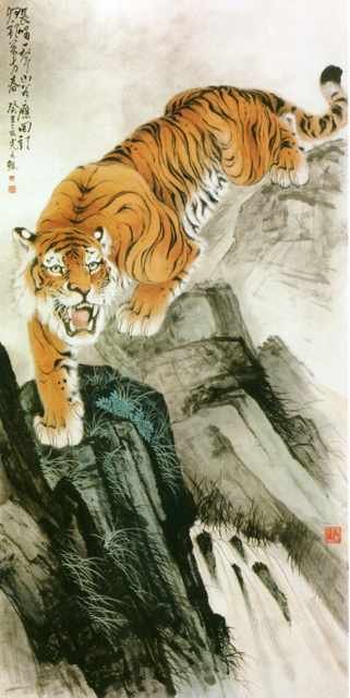 chinese master paintings animals c art a075 A4 Photo Print
