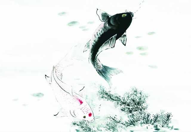chinese master paintings aquac art q012 A4 Photo Print