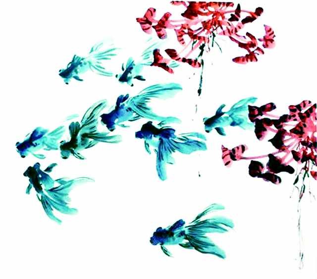 chinese master paintings aquac art q021 A4 Photo Print