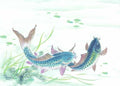 chinese master paintings aquac art q073 A4 Photo Print