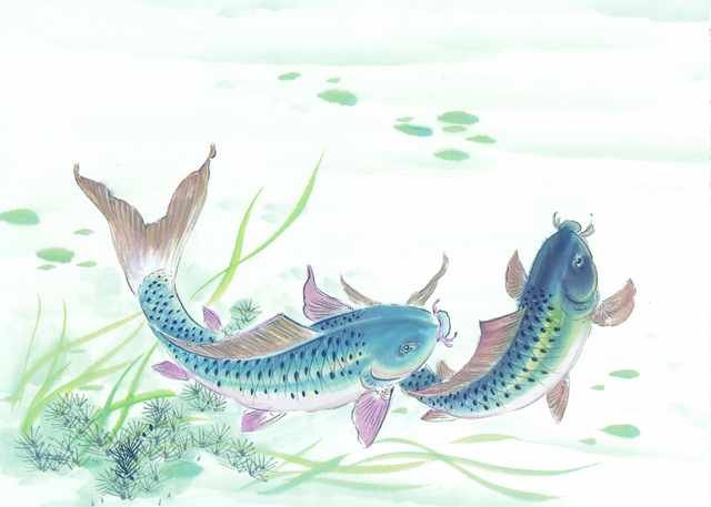 chinese master paintings aquac art q073 A4 Photo Print