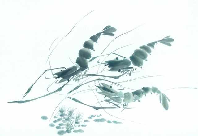chinese master paintings aquac art q074 A4 Photo Print