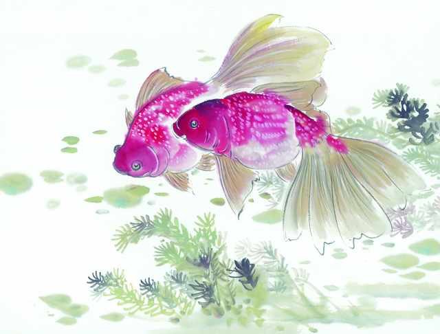 chinese master paintings aquac art q080 A4 Photo Print