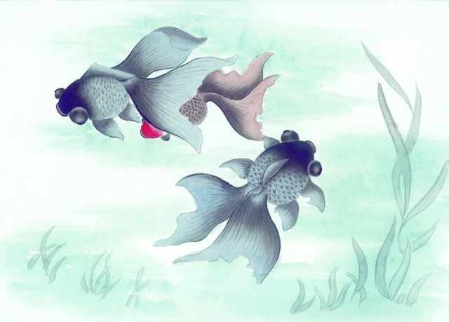 chinese master paintings aquac art q083 A4 Photo Print